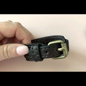 Frye leather bracelet